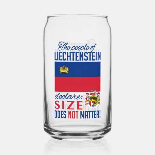 Liechtenstein Blikvorm Glas (Voorkant)