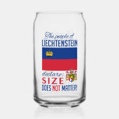 Liechtenstein Blikvorm Glas (Achterkant)