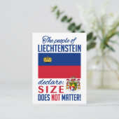 Liechtenstein briefkaart (Staand voorkant)