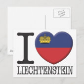 Liechtenstein Briefkaart (Voorkant / Achterkant)