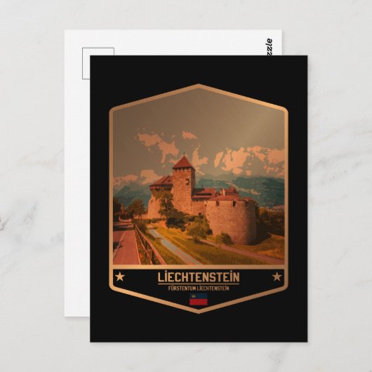 Liechtenstein Briefkaart (Voorkant / Achterkant)