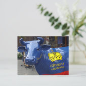 liechtenstein bull briefkaart (Staand voorkant)