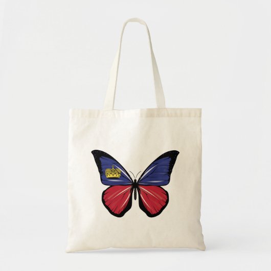 Liechtenstein Butterfly-vlag Tote Bag (Voorkant)