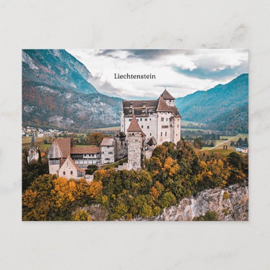 Liechtenstein Castle Briefkaart (Voorkant)