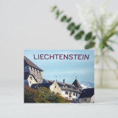 liechtenstein castle briefkaart (Staand voorkant)