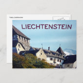 liechtenstein castle briefkaart (Voorkant / Achterkant)