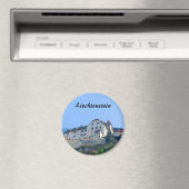 Liechtenstein Castle in Vaduz Souvenir Magneet (Insitu (Vaatwasser))