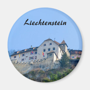 Liechtenstein Castle in Vaduz Souvenir Magneet
