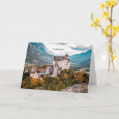 Liechtenstein Castle Kaart (Gele Bloem)