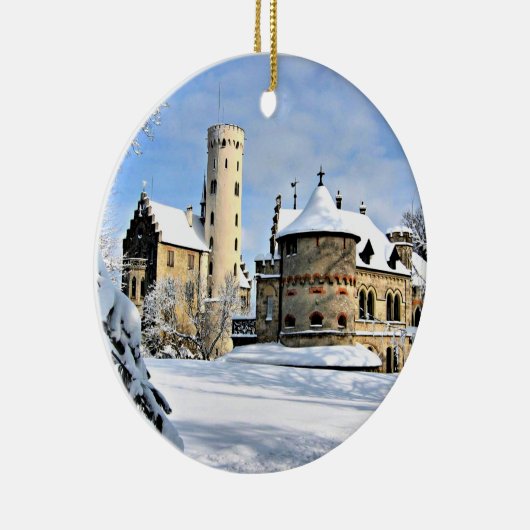 Liechtenstein Castle Keramisch Ornament (Rechts)