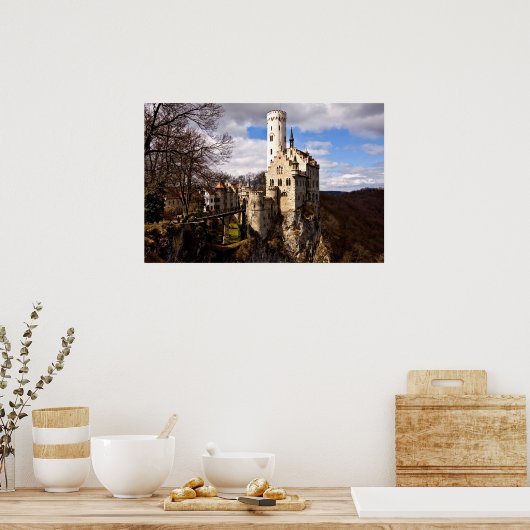 Liechtenstein Castle Schloss Lichtenstein Poster (Keuken)
