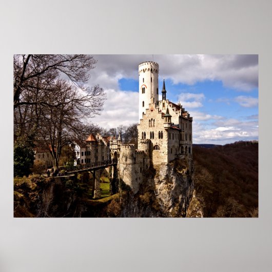 Liechtenstein Castle Schloss Lichtenstein Poster (Voorkant)