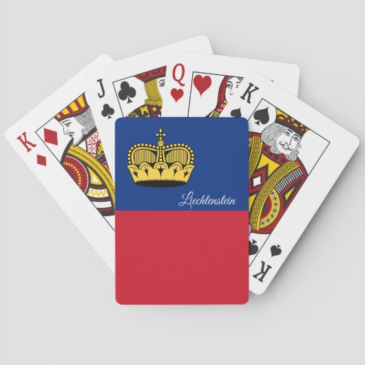 Liechtenstein Flag Games, speelkaarten (Achterkant)