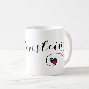 Liechtenstein Flag Heart, Liechtenstein Koffiemok