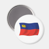 Liechtenstein Flag Magnet (Voorkant / Achterkant)