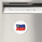 Liechtenstein Flag Magnet (Insitu (Vaatwasser))