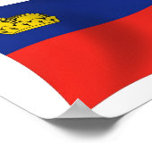 Liechtenstein Flag Poster Print (Hoek)