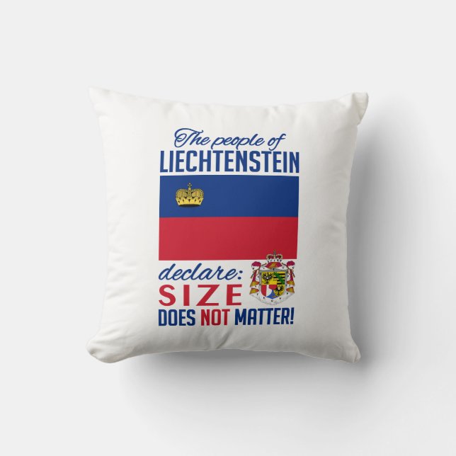 Liechtenstein gooit kussen (Voorkant)