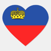 liechtenstein hart sticker (Voorkant)