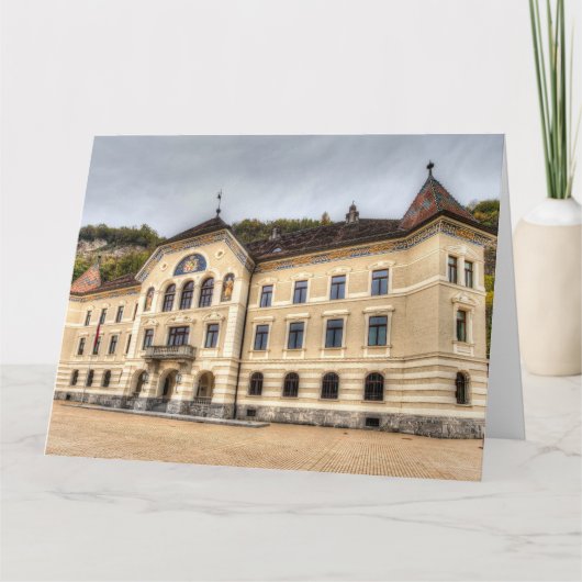 Liechtenstein Kaart (Voorkant)