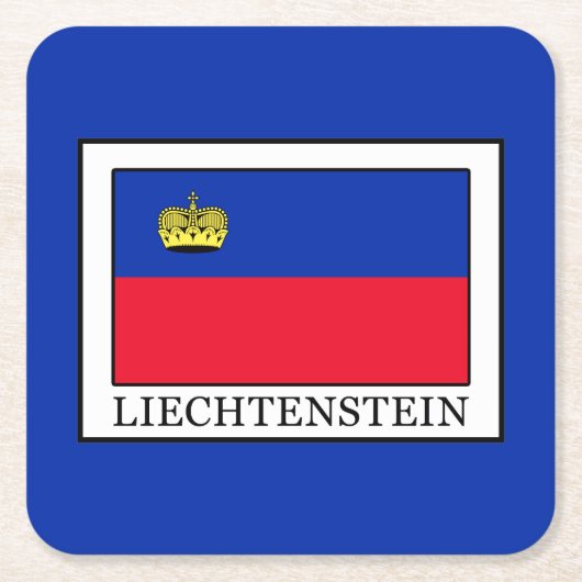 Liechtenstein Kartonnen Onderzetters (Voorkant)