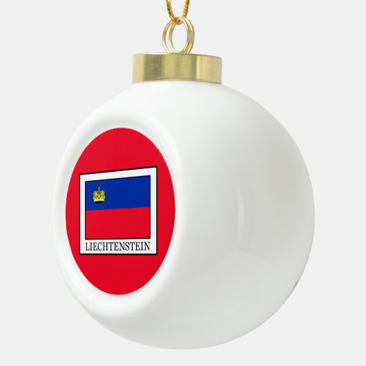Liechtenstein Keramische Bal Ornament (Rechts)