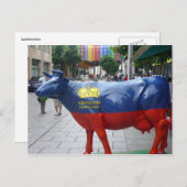 liechtenstein koe briefkaart (Voorkant / Achterkant)