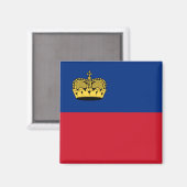 Liechtenstein, Libië vlag Magneet (Voorkant / Achterkant)