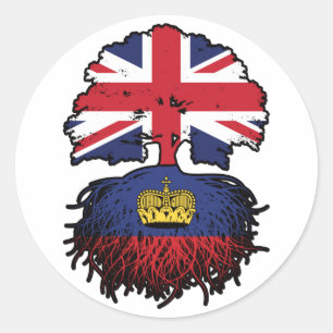 Liechtenstein Liechtenstein Liechtenstein Liechten Ronde Sticker