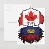 Liechtenstein Liechtensteiner Canada Tree Briefkaart (Voorkant / Achterkant)