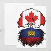 Liechtenstein Liechtensteiner Canada Tree Kaart (Voorkant / Achterkant)