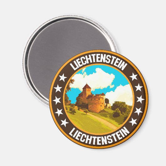 Liechtenstein Magneet (Voorkant / Achterkant)