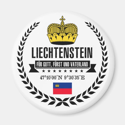 Liechtenstein Magneet (Voorkant)