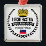 Liechtenstein Metalen Ornament<br><div class="desc">Liechtenstein</div>