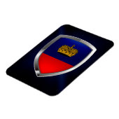 Liechtenstein Metallic Emblem Magneet (Linkerzijde)