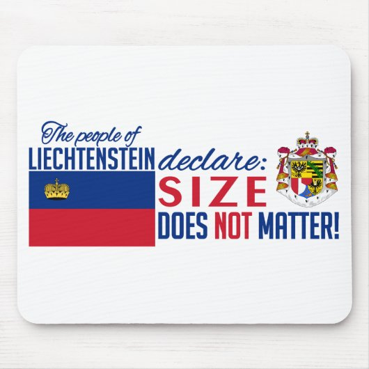 Liechtenstein mousepad muismat (Voorkant)
