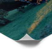 Liechtenstein nachtelijke landschapsfoto poster (Hoek)