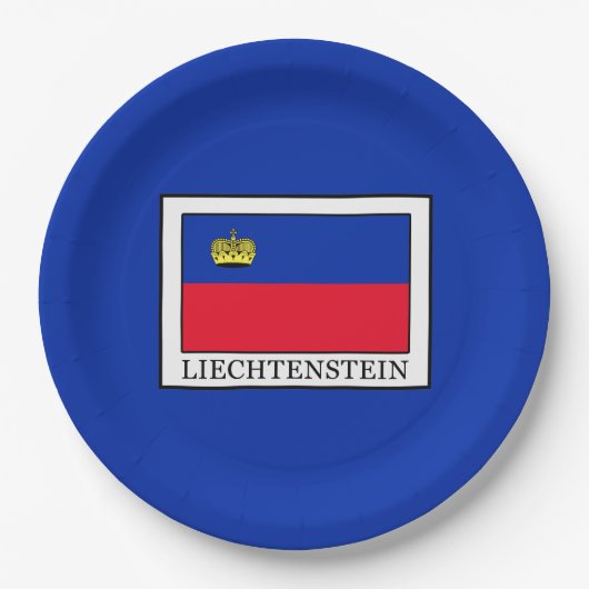 Liechtenstein Papieren Bordje (Voorkant)
