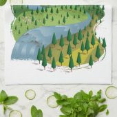 Liechtenstein Reisposter Theedoek (Gevouwen)