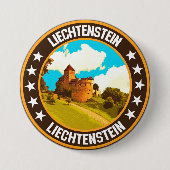 Liechtenstein Ronde Button 7,6 Cm (Voorkant)