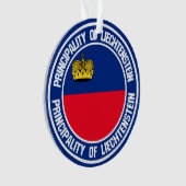 Liechtenstein Round Emblem Ornament (voorkant)