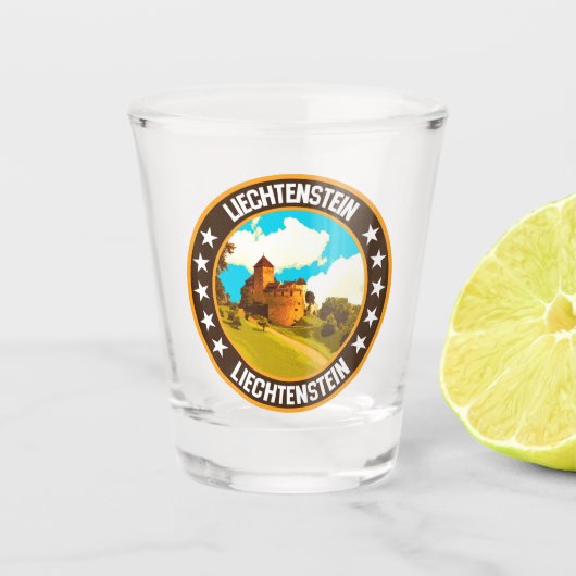 Liechtenstein Shot Glas (Voorkant)