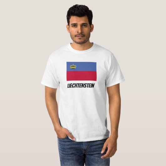 Liechtenstein T-shirt (Voorkant volledig)