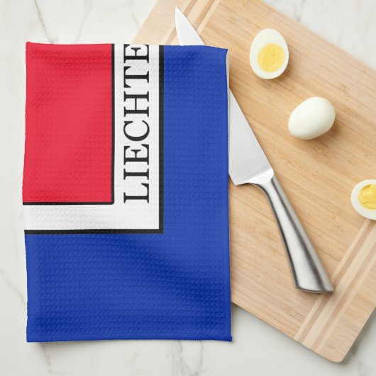 Liechtenstein Theedoek (Quarter Fold)