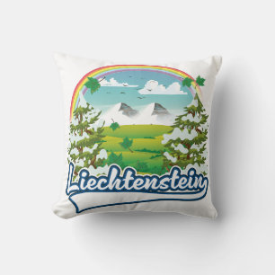 Liechtenstein Travel logo Kussen