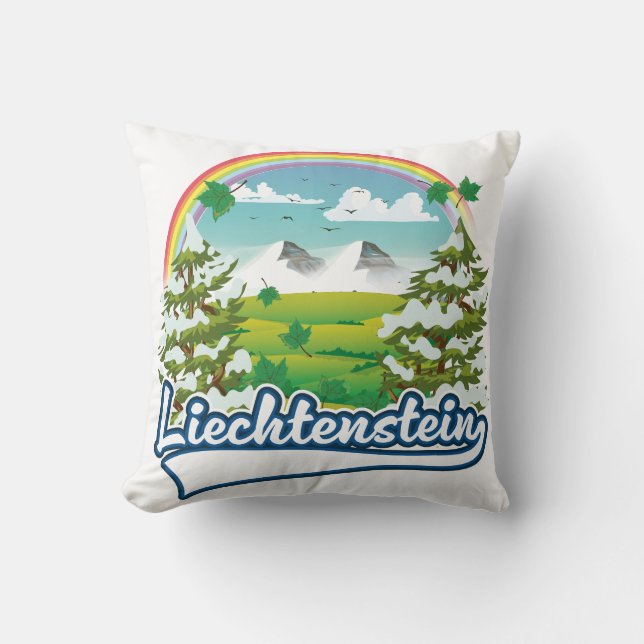 Liechtenstein Travel logo Kussen (Voorkant)
