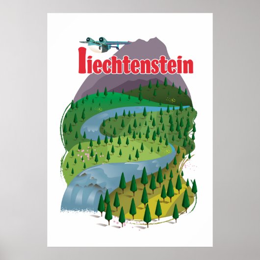 liechtenstein Travel poster (Voorkant)