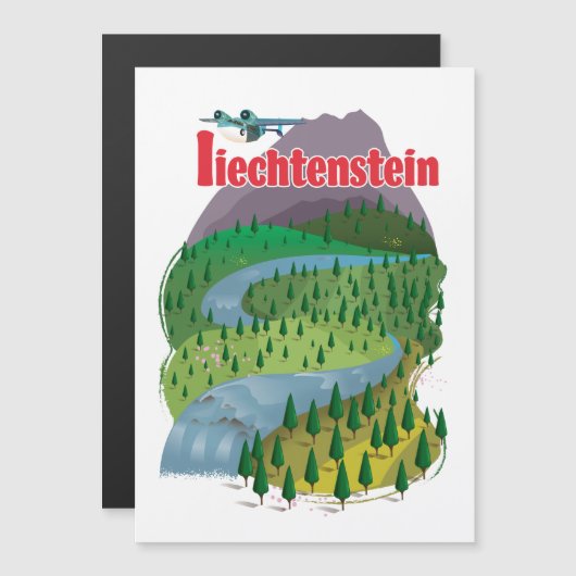 liechtenstein Travel poster (Voorkant / Achterkant)