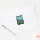 Liechtenstein Travel Vierkante Sticker (Envelop)