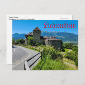 Liechtenstein - Vaduz Castle Feestdagenkaart (Voorkant / Achterkant)